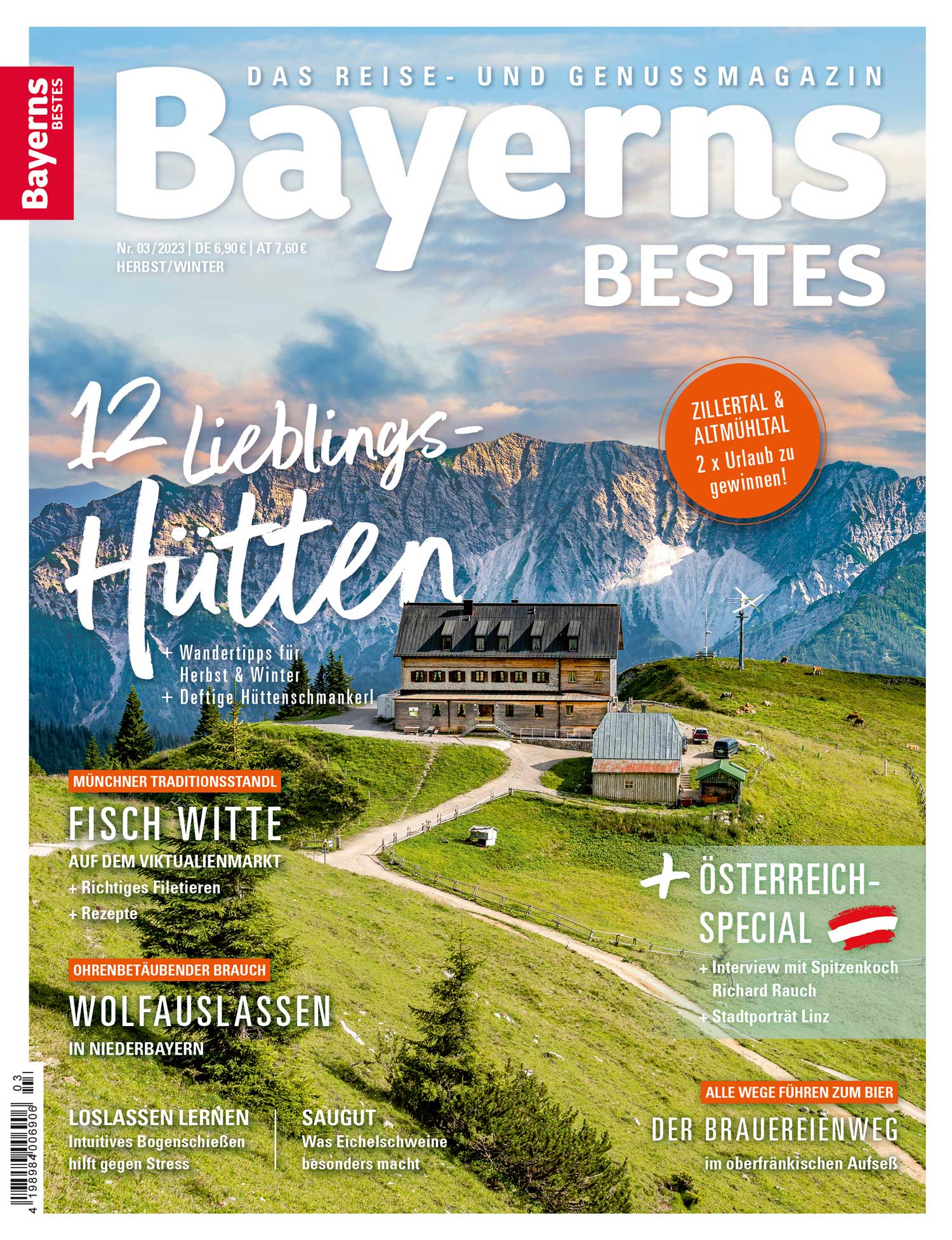 Lieblingshütten in Bayern - Ausgabe 03/2023
