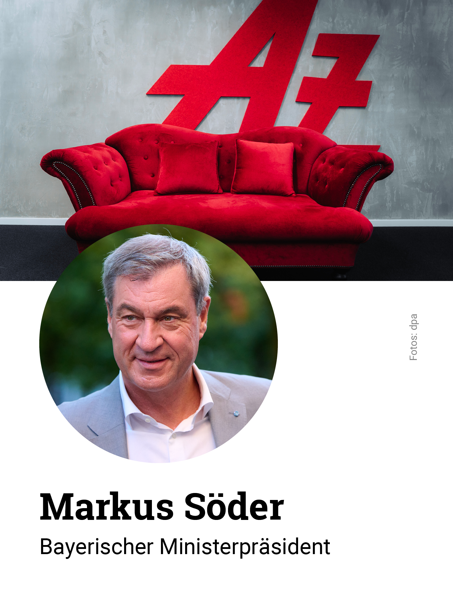 Das AZ-Sofa mit Markus Söder – am 25.11.2026