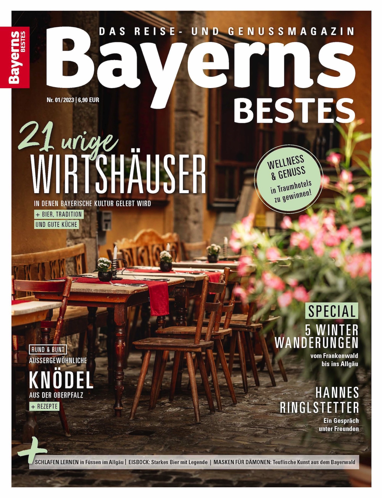 21 urige Wirtshäuser - Ausgabe 01/2023