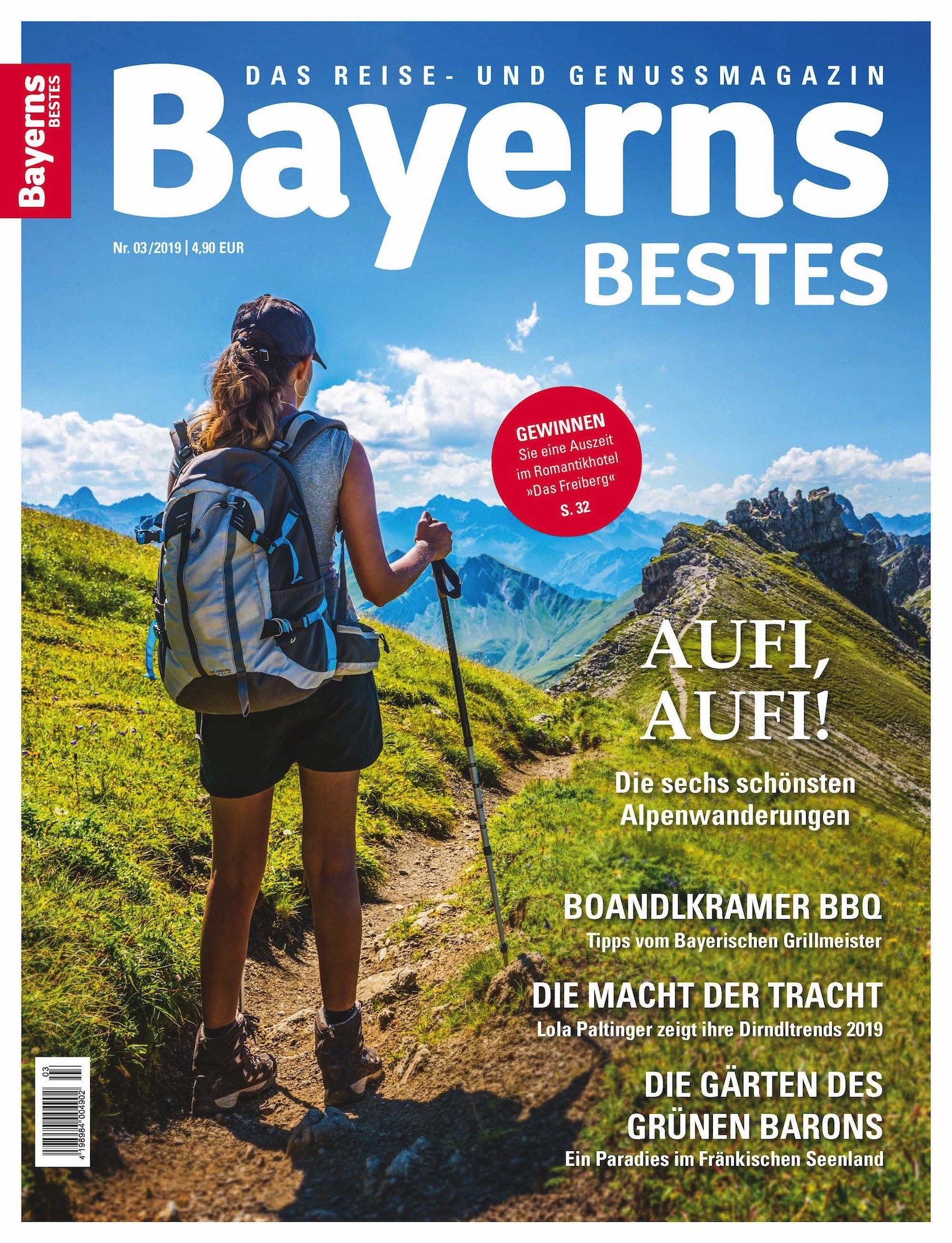 6 Wanderungen durch die Alpen - Ausgabe 03/2019