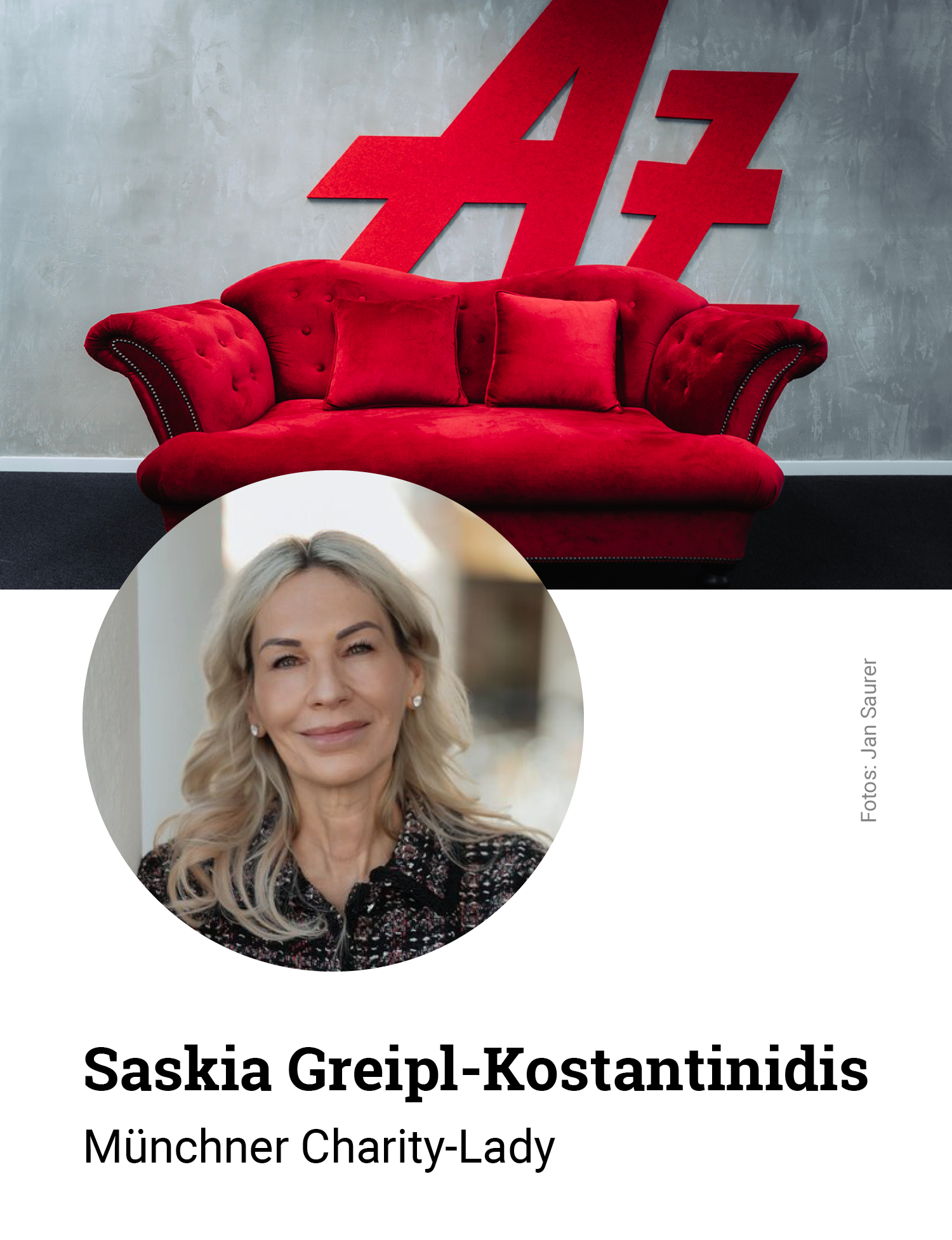 Das AZ-Sofa mit Saskia Greipl-Kostantinidis – am 20.11.2026